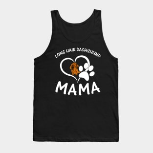 Long Hair Dachshund Mama Tank Top